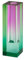 Gift Company Sari, Kristallglas, Vase H16,5cm, grün/lila, gs
