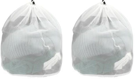 2 Stück Wäschenetz für Waschmaschine, Schuhwaschbeutel, Feinmaschig Wäschetaschen Wiederverwendbar, Waschmaschine Waschmaschine Schuhnetz Schuhbeutel mit Kordelstopper, für Unterwäsche Socken