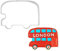 Codulu Transport-Ausstechform Bus Keksausstecher Edelstahl Metall Formen für Weihnachten DIY Gebäck Sandwich Kuchen Fondant Dekoration
