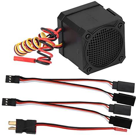 equlup Sound-Simulator, 10 Motor-Soundeffekt-Simulator, Upgrade-Ersatzteilzubehör für RC-Car-Truck-Crawler-Modell