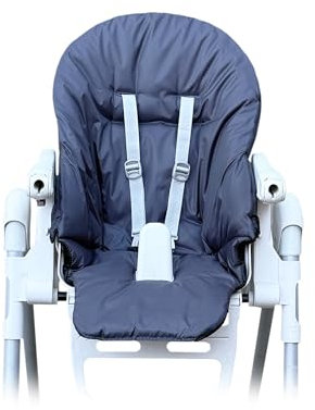 Aveanit Bezug Hochstuhl Kissen Ersatzbezug Sitzkissen, Babystuhl für Peg Perego Zero 3 Wasserdicht Farbe Graphit