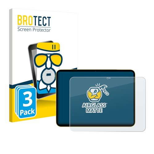 BROTECT Protector Pantalla Mate Cristal para Apple iPad Air 11 2025 (3 Unidades) Protección Anti-Reflejos