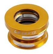 YUCHUANGYE Bike Headset Bicycle Headset 44mm Bmx Headset 1 1/8 Folding Bike Steering Box Cycling Head Set Bearing Aluminum Alloy Steering Column(LP Gold)