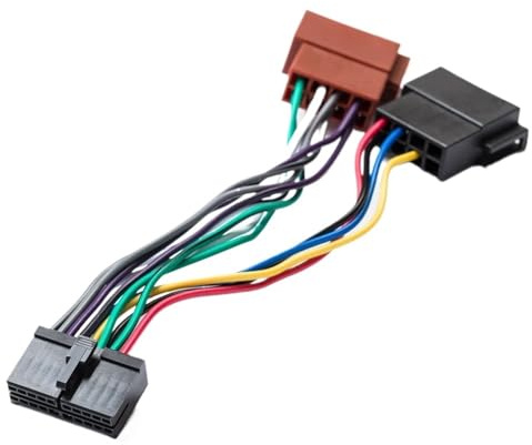 ZDPVK Radiokabelbaum Autoradio-ISO-Adapter, 20-poliges Kabel, DIN-Anschluss, for AEG, for Autoradio Prology Autoradio, for Audiovox, for JGC usw.