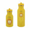 Gourde enfant Trixie – 350 ml ou 500 ml – Acier inoxydable – Gourde bébé – Design animaux – Idéale école, sortie, sport, aventure (Lion, 500ml)