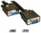 Cable-Core VGA Monitor Extension SVGA M-F 15 pin Cable Black 2 m