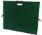 Clairefontaine 38930C - Zeichenmappe Annonay, mit Bändern und gestanztem Griff, Rücken 30 mm, Innen: 50 x 70 cm, Außen: 59 x 72 cm, Grün, 1 Stück