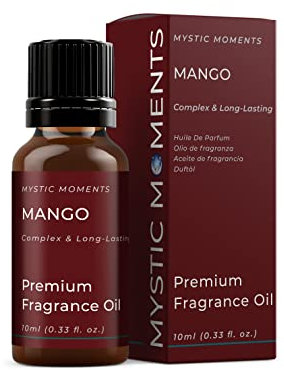 Mystic Moments | Mango Fragrance Oil - 10ml - Perfect for Soaps, Candles, Bath Bombs, Oil Burners, Diffusers and Skin & Hair Care Items