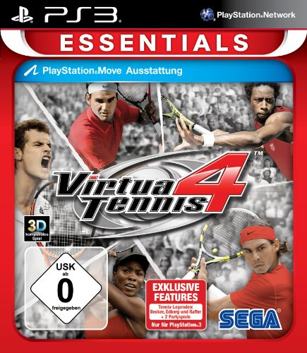Virtua Tennis 4, PS3-Blu-Ray Disc: PlayStation Move Ausstattung