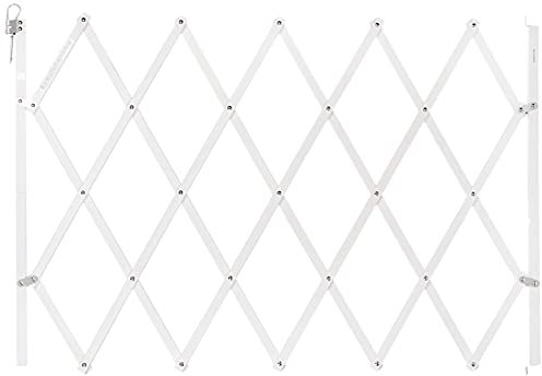 Nordlinger Pro 742001 Stop'Fix Barriere Animaux en Bois Extensible Blanc - pour Chien