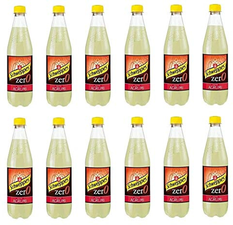 12 x Schweppes Zero Agrumi Zitrus-Limonade ohne Zucker PET 1lt erfrischend