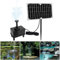UISEBRT Fontaine Solaire Pompe 2W, Fontaine à Eau pour Jardin, Bassin, Les Bain d'oiseaux,Piscine et Etang (5W)