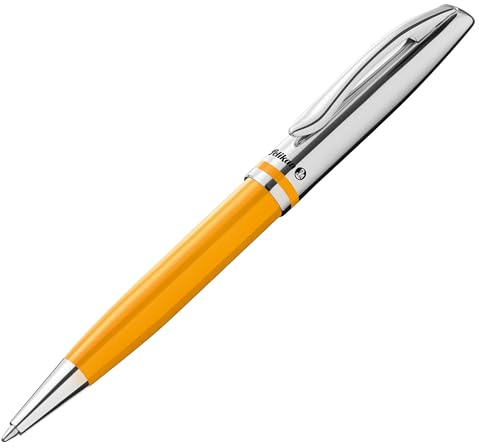 Pelikan Jazz Classic K35 Kugelschreiber Senfgelb, Metallkuli, nachfüllbar, mit Clip, elegantes Schreibgerät