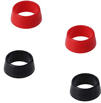 IKAAR 4 Stück Fahrrad Sattelstütze Sattelstange Seatpost Stauschutz Staub Schutz Ring Gummi