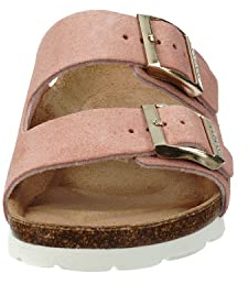 Rohde Damen, Frauen, Klassische Sandalen, Sandalen,Pantoletten,Sommerschuhe,Hausschuhe,Kork-fußbett,Rose,39 EU / 6 UK