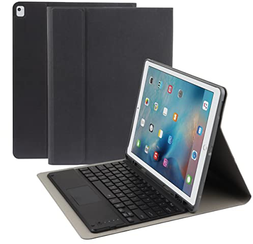 Bueuwe Custodia con Tastiera per iPad PRO 12,9 Pollici 2017/2015 (Vecchio Modello, 2A E 1A Generazione), [7 Colori Retroilluminato] Tastiera Rimovibile Magneticamente con Touchpad,Italian Keyboard