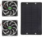 Double 3000 tr/min 200 CFM réduit efficacement la température plastique étanche pour poulailler ventilateur solaire Panneaux solaires monocristallins
