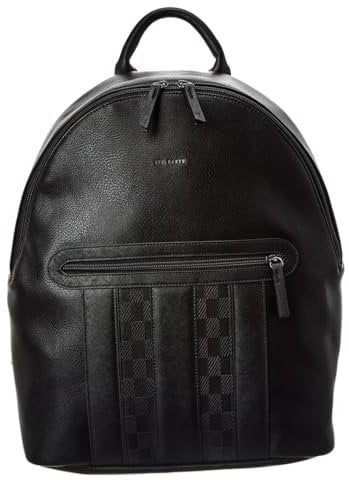Ted Baker Waynor House Check Backpack, Herren Rucksack, Black,