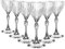 Bormioli Rocco America '20s Nick & Nora Glasses - Vintage Art Deco Coupe Glasses for Wine, Espresso Martini - 140ml - Clear - Pack of 6