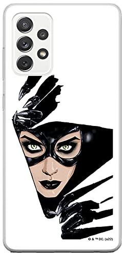 Ert Group custodia per cellulare per Samsung A52 5G / A52 LTE 4G / A52S 5G originale e con licenza ufficiale DC, modello Catwoman 008 adattato alla forma dello smartphone, custodia in TPU
