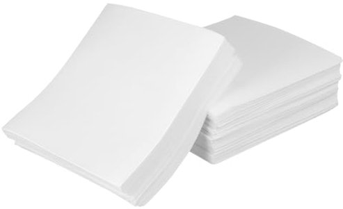 Baluue Lot de 300 lingettes sèches sans poussière – 15 x 15 cm – Lingettes antistatiques en fibre non pelucheuse pour objectif d'appareil photo, ordinateur, TV, nettoyage d'écran électronique