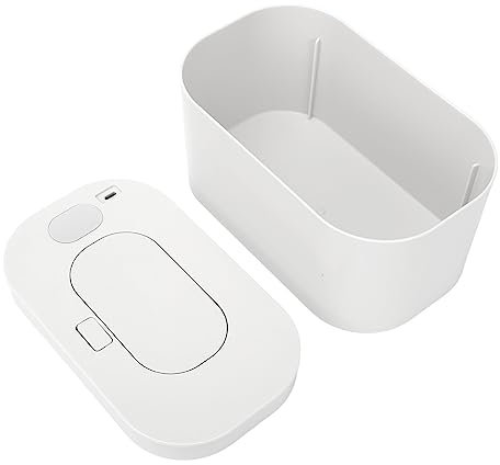 Atyhao Wipe Warmer,PP ABS Silicone Wet Wipes Heater Portable Household Wet Wipes Heating Box Constant Temperature Wet Wipe Machine (White)