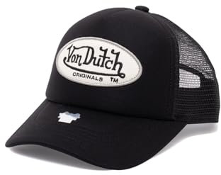 Von Dutch Trucker Cap Tampa Black Black Schwarz, Size:OneSize