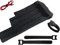 Hazarox 120 Stk (10cm - 20cm) Klett Kabelbinder Wiederverschließbar, 3 Längen aus wiederverwendbare Klettband Klettverschluss band (Schwarz)