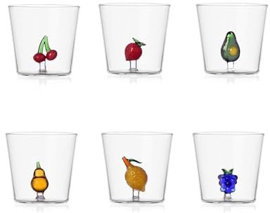 Ichendorf Fruits & Flowers Set 6 Tumbler, decori assortiti