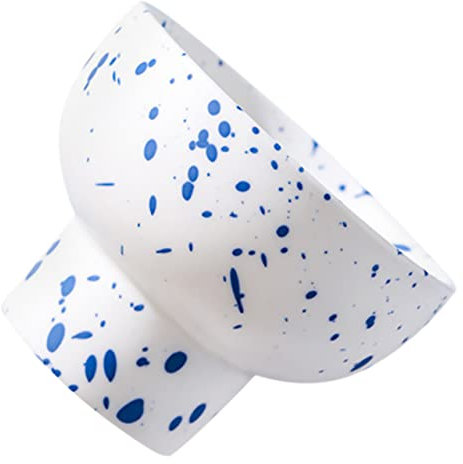 Cabilock Bol à Dessert Céramique Avec Pied Petit Bol Émaillé Pour Glaces Yaourts Et Snacks Pour Thématiques Design Chic