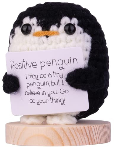 Mwmoeen Handgefertigte Emotionale Unterstützung Häkeln Tiere, lustige Tiere Stricken Puppe Auto Armaturenbrett Dekoration Geschenk