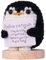 Mwmoeen Lustiger Positiver Pinguin, Positive Kartoffel Pocket Hug Geschenke Beste Freundin Geschenke für Freundin Kleine Geschenke für Frauen