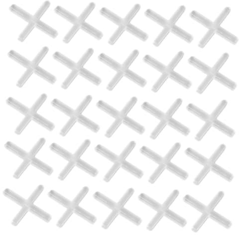 Hemobllo 1000pcs Cross Shaped Tile Spacers for Leveling and Positioning Pe Material Easy to Install Grout Joint Tool for Ceramic Marble and Porcelain Tiles