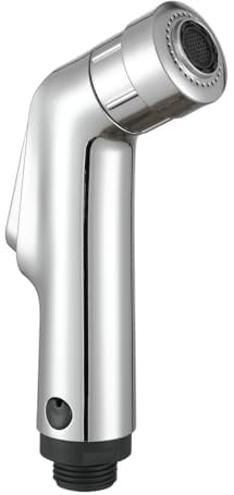 Muxios 1 Pack High Pressure Two Function Bidet Sprayer Plastic for Toilet | Handheld Bidet Spray Head Hand Bidet Shower Head for Bathroom Hygiene Diaper Cleaning Pet Bathing Standard G1/2 Inch