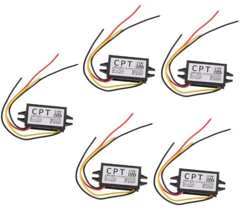 piezas 12v a 5v convertidor 12v a 3v estabilizador de voltaje electrónico Boost convertidor de potencia módulos de alimentación convertidor de tarjeta de cobre impermeable Bo