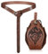 Halloween Nekromanten Anzug Mittelalter GüRtel Kleidung Herren Damen Mittelalterlicher Kunstledergürtel mit Kordelzug Leder Wikingertasche für Cosplay Ritter Kostüm Zubehör Zaubererkostümzubehör