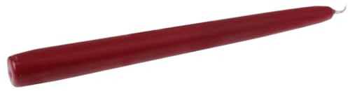Spitzkerzen Altrot 240/24 mm, 12 Stück Steinhart Kerzen in RAL-Kerzen Güte Qualität