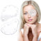 EYVRPAU 2 PCS Masque Oculaire Transparent Cache Oeil Coque de Protection Oculaire Verstellable et Respirant en Plastique de Livré avec du ruban adhésif et réutilisable,cache oeil adulte cache yeux