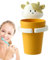 Portavasos de pared para cepillo de dientes, taza de baño de boca para cepillo de dientes de pared sin punzonado, soporte organizador de pared para cepillo de dientes de baño, soporte para cepillo de