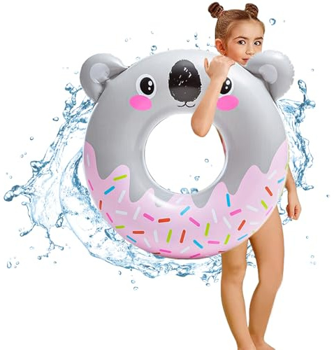 POPOYU Schwimmreifen Kinder 3-6 Jahre,Schwimmreifen Dinosaurier Kinder,Schwimmtiere für Den Pool,Aufblasbare Schwimmtiere Dinosaurier,Pool Tiere Aufblasbar Spielzeug für Schwimmbad-Party Partyzubehör