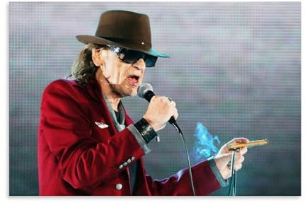 KNKncnv Udo Lindenberg ART Poster Dekorative Malerei Leinwand Wandkunst Wohnzimmer Poster Schlafzimmer Malerei,Wandkunst Bilddruck Moderne Familienzimmer Dekor 24x36inch(60x90cm)