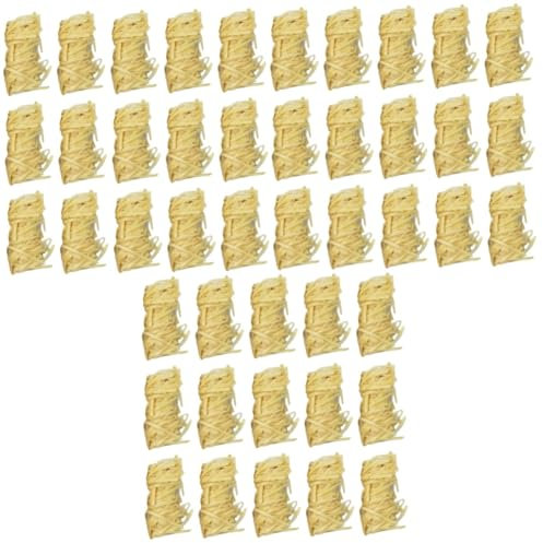 UPKOCH 3 Sätze Rolle Aus Holzwolle Kochen Protokoll Lagerfeuer Holzkohle Stöcke Grillzubehör Outdoor Grill Grillfeuerzeuge Grilll Holzofen Feueranzünder Für Camping Im Freien 50 Stück * 3