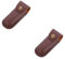 JECOMPRIS 2 Pièces étui à couteaux en cuir pliant Ceinture gaines cuisinier manche fourreau Peau