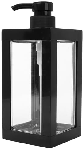 ZUNOXAZ Botellas Vacías De Champú y Gel De Ducha Con Dispensador De Bomba 1 Unidad 750 Ml Transparente Multiusos Para Artículos De Aseo De Viaje Baño Cierre Hermético