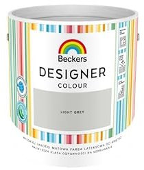 TRANS - PAL Wall Paint 2.5L| Interior Colours | Washable, Matt Finish, Easy to Apply | Durable & Eco-Friendly Emulsion for Walls & Ceilings (LIGHT GREY, 2.5L)