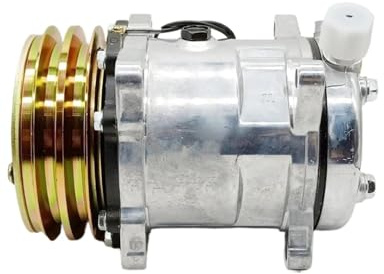 PER Sanden Sd508 Sanden 508 Ac Aria Condizionata Condizionatore Compressore 2 Scanalature 12V O 24v Trattore Escavatore Camion Per Impieghi Gravosi Compressore aria condizionata(24V R134a)