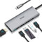 SSK 10Gbps USB C 3.2 Gen2 Hub, 5-in-1 SuperSpeed Type C Multiport Adapter with 4K HDMI, 2 USB C(1 PD3.0 Powered), 2 USB A 3.1/3.2 Gen2 10Gbps USB C Dock for iMac/MacBook/Pro/Air/Surface Pro and More