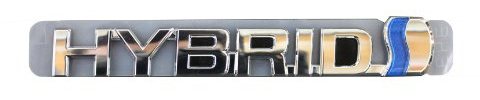 TOYOTA Original Zubehör 75374-47041 Hybrid Emblem