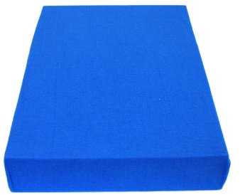 Jersey Kinder/Baby Spannbettlaken 70x140 Spannbetttuch Betttuch für Kinderbett Farbe royalblau