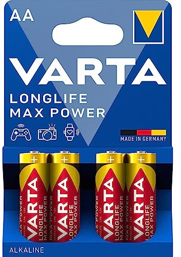 Varta Longlife Max Power AA Battery (Pack of 4) 04706101404